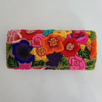 Raised floral envelope clutch (preorder)