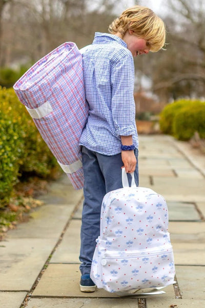 Nap Mat - Red and Blue Classic Plaid (June Preorder)