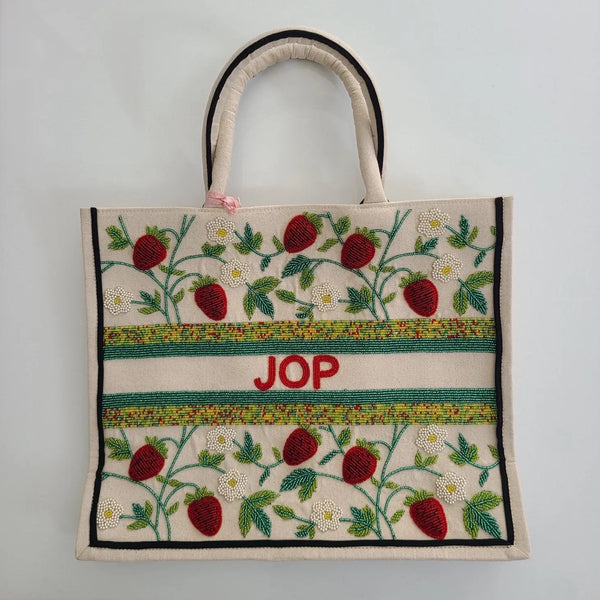 Strawberry Personalized Tote (preorder)