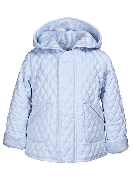 Widgeon Light Blue Hooded Barn Jacket (preorder)