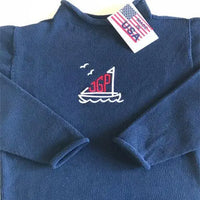 Rollneck sweater - navy (preorder)
