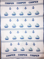 Personalized Sailboat Blanket (2024 delivery)