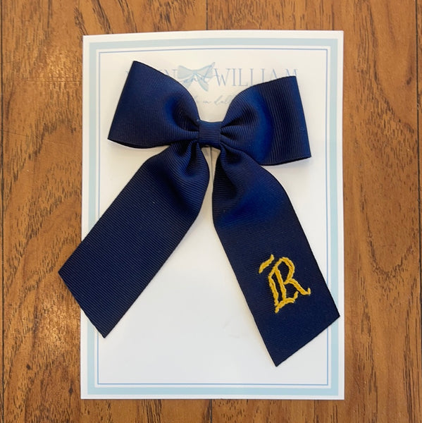 Regents Bows -  Hand Embroidered (two colors available - preorder)