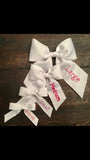 Casis Bows -  Hand Embroidered (preorder)