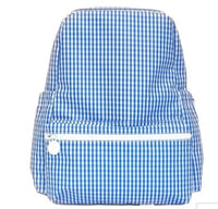 Wipeable Royal Gingham Backpack (preorder)