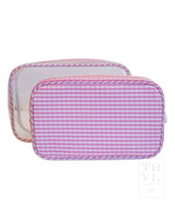 DUO GINGHAM CLEAR - PINK GINGHAM (preorder)