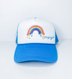 Personalized Rainbow Rope Hat - Youth (multiple color options)