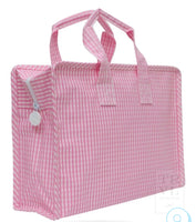 Overnight Tote - Pink Gingham