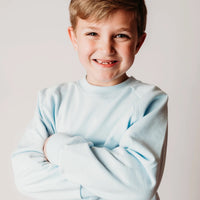 Personalized Kids Sweatshirt - Light Blue (3, 4, 5, 6)