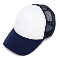 Monogrammed Navy and White Rope Hat - Youth (floss script/block)