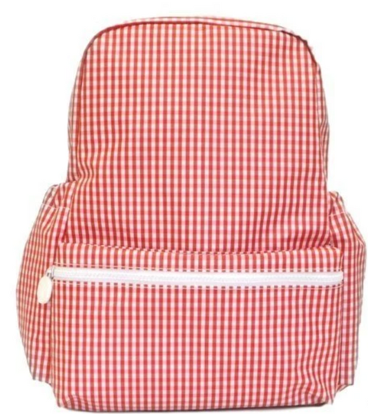 Wipeable Red Gingham Backpack (preorder)