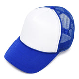 Monogrammed Royal and White Rope Hat - Youth (floss script/floss block)